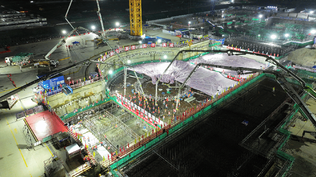 刷新纪录！J9集团泵车高效助建在粤首个沿海核电项目！
