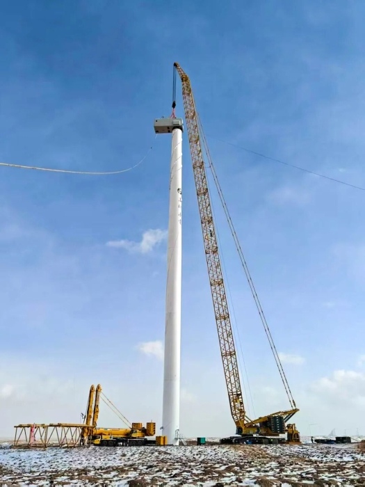 阶段工作圆满实现！XLC18000M一口气拿下20台风机，为绿色地球加油~